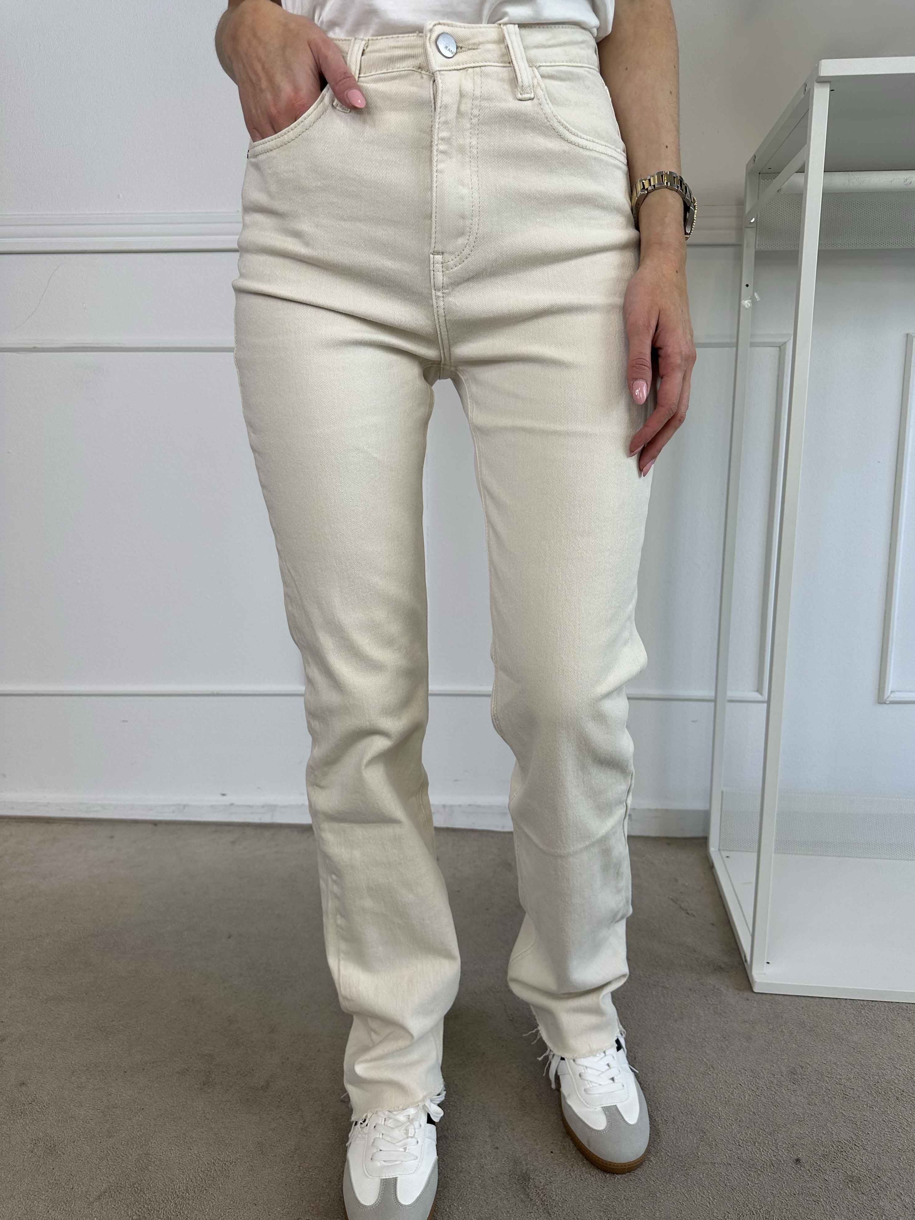 Aysi - Jeans med stræk og ekstra lange ben